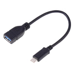 Câble adaptateur OTG USB-C 3.1 / Type-C mâle vers USB 3.0 femelle, longueur : 20 cm, ZSSG-9B20OTG