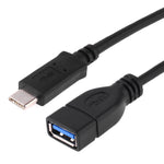 Câble adaptateur OTG USB-C 3.1 / Type-C mâle vers USB 3.0 femelle, longueur : 20 cm, ZSSG-9B20OTG