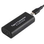 Adaptateur connecteur d'alimentation femelle DC 4,5 x 3,0 mm vers USB-C / Type C femelle avec câble USB-C / Type C de 15 cm, 4,5x3,0mm