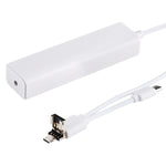 Convertisseur HUB 3 en 1 USB-C / Type-C + Micro USB + 4 ports USB 2.0, longueur du câble : 12 cm, 3 en 1 (blanc), 3 en 1 (noir)