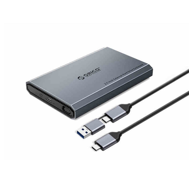 Boîtier mécanique ORICO DD25 C3 2,5 pouces Type-C vers Type-C et USB pour SSD, capacité prise en charge : 6TB