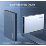 Boîtier mécanique ORICO DD25 C3 2,5 pouces Type-C vers Type-C et USB pour SSD, capacité prise en charge : 6TB