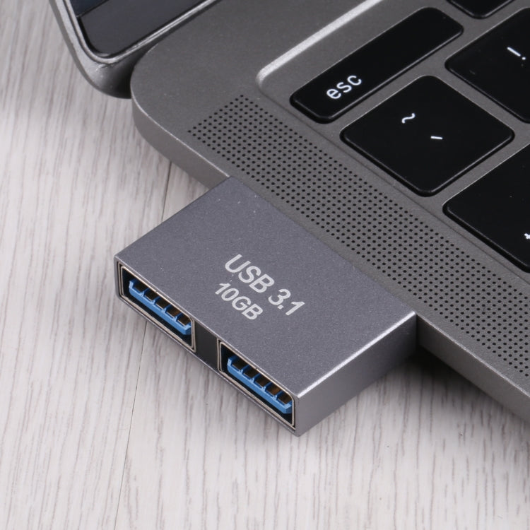 Adaptateur 2 x USB femelle vers 2 x USB-C / Type-C mâle, 2 x USB femelle vers 2 x Type-C mâle