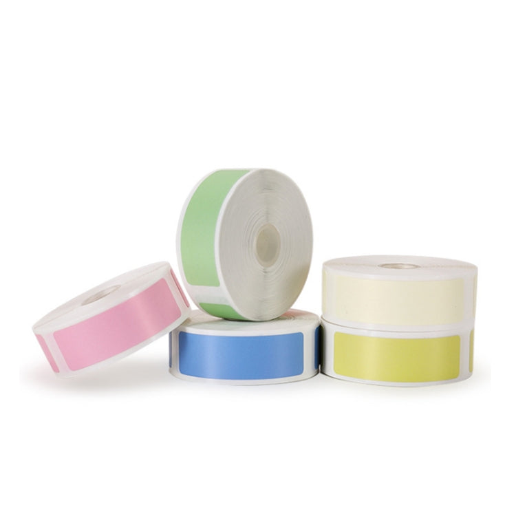 Papier d'impression d'étiquettes code-barres pour JingChen D11, papier d'impression (bleu), papier d'impression (blanc), papier d'impression (jaune), papier d'impression (rose), papier d'impression (vert)