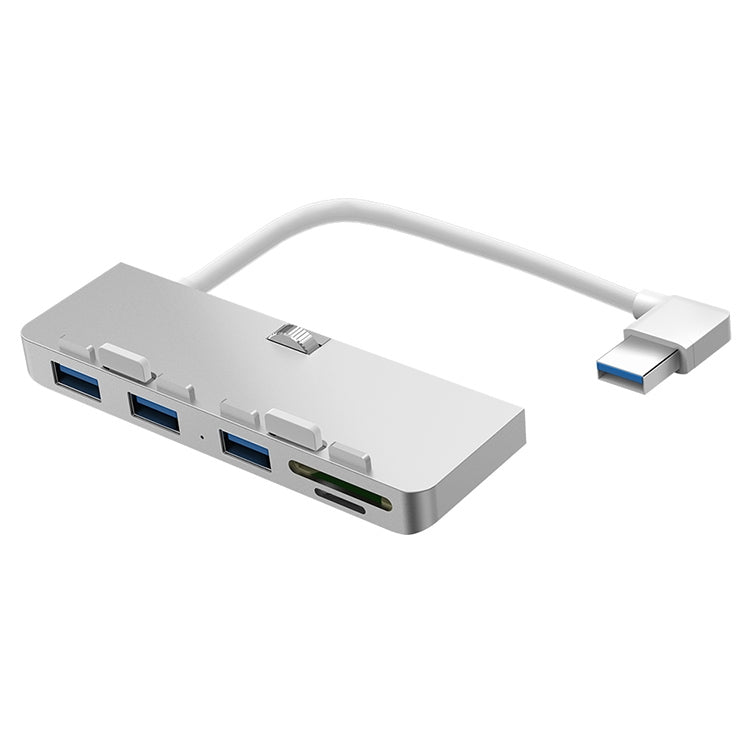 Station d'extension Rocketek pour iMac USB3.0 x 3 + SD / TF multifonction HUB, USB3.0 x 3 + SD / TF