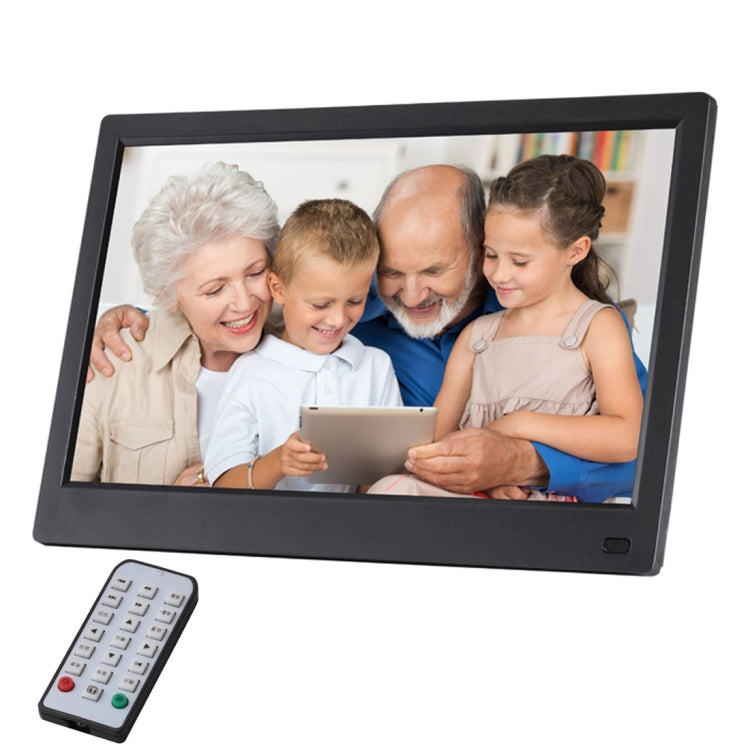 Cadre photo numérique LED FHD 11,6 pouces avec support et télécommande, programme MSTAR V56, prise en charge USB / carte SD, MSTAR V56 11,6 pouces, 11,6 pouces