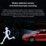 Mini enregistreur de caméra DVR pour voiture Écran LCD 2,0 pouces HD 1080P Grand angle de vision de 170 degrés, Prend en charge la détection de mouvement / la vision nocturne infrarouge / la carte TF / le micro, 2,0 pouces