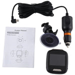 Mini enregistreur de caméra DVR pour voiture Écran LCD 2,0 pouces HD 1080P Grand angle de vision de 170 degrés, Prend en charge la détection de mouvement / la vision nocturne infrarouge / la carte TF / le micro, 2,0 pouces