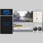 Caméra embarquée GS90C, écran LCD 2,7 pouces, HD 2304 x 1296P, grand angle de vision de 170 degrés, prend en charge la détection de mouvement / carte TF / G-Sensor / HDMI, GS90C