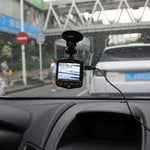 Caméra DVR voiture VGA 480P enregistreur de conduite caméra vidéo numérique enregistreur vocal avec écran LCD 2,4 pouces, support carte Micro TF 32GB & fonction vision nocturne infrarouge (noir + bleu), écran LCD 2,4 pouces