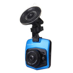 Caméra DVR voiture VGA 480P enregistreur de conduite caméra vidéo numérique enregistreur vocal avec écran LCD 2,4 pouces, support carte Micro TF 32GB & fonction vision nocturne infrarouge (noir + bleu), écran LCD 2,4 pouces