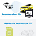 Caméra DVR voiture VGA 480P enregistreur de conduite caméra vidéo numérique enregistreur vocal avec écran LCD 2,4 pouces, support carte Micro TF 32GB & fonction vision nocturne infrarouge (noir + bleu), écran LCD 2,4 pouces