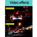 Caméra DVR voiture VGA 480P enregistreur de conduite caméra vidéo numérique enregistreur vocal avec écran LCD 2,4 pouces, support carte Micro TF 32GB & fonction vision nocturne infrarouge (noir + bleu), écran LCD 2,4 pouces