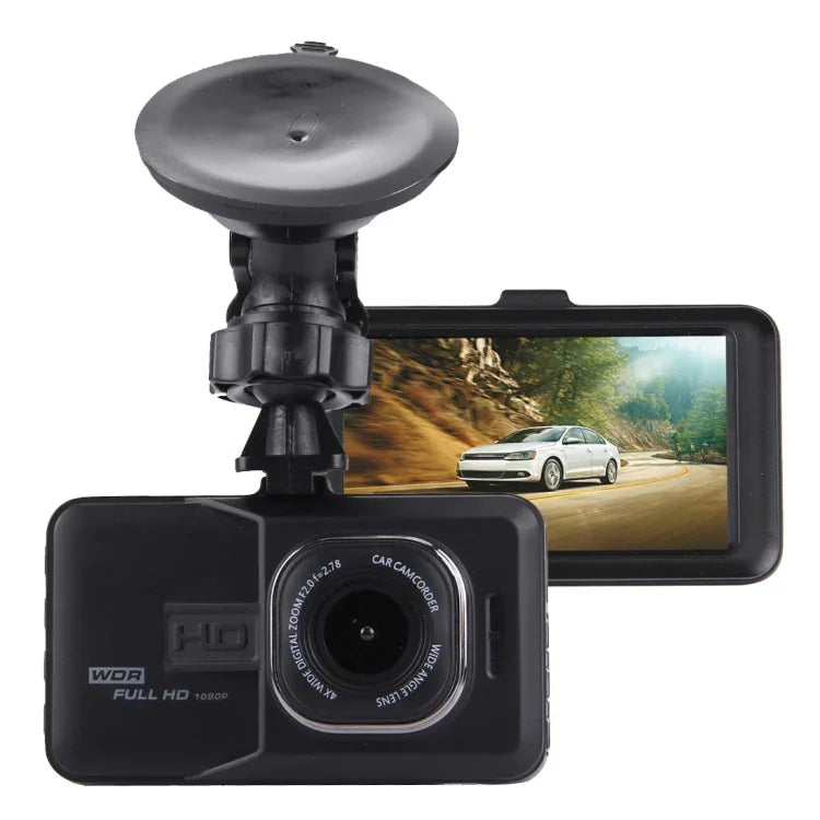 Caméra DVR Voiture Écran LCD 3,0 pouces HD 720P Caméra 3,0MP Angle de Vue Large 170 Degrés, Support Vision Nocturne / Détection de Mouvement / Carte TF / HDMI / G-Sensor, 3,0 pouces