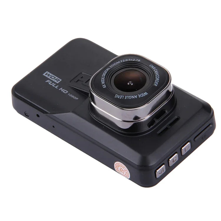 Caméra DVR Voiture Écran LCD 3,0 pouces HD 720P Caméra 3,0MP Angle de Vue Large 170 Degrés, Support Vision Nocturne / Détection de Mouvement / Carte TF / HDMI / G-Sensor, 3,0 pouces