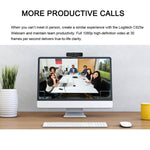 Webcam HD 1080p Logitech C925E avec cache de confidentialité intégré
