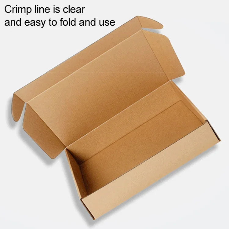 100 pcs boîte d'expédition en papier kraft boîte d'emballage, taille : Q4, 20x10x4 cm, 20x10x4 cm