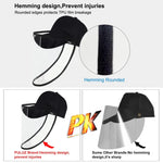 50 PCS Casquette de Baseball Masque de Protection Anti-Salive, Anti-Postillon, Anti-Buée, Anti-Huile avec Visière Amovible, Lot de 50 Casquettes Masques, 50 PCS Casquettes Masques/Rouge