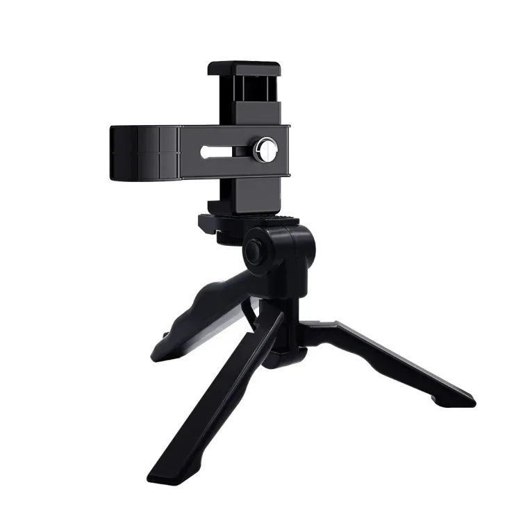 Support de fixation pour smartphone PULUZ, fixation 1/4 pouce, support de montage + trépied pliable pour DJI OSMO Pocket / Pocket 2, pince + trépied