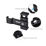 Support de fixation pour smartphone PULUZ, fixation 1/4 pouce, support de montage + trépied pliable pour DJI OSMO Pocket / Pocket 2, pince + trépied