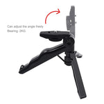 Support de fixation pour smartphone PULUZ, fixation 1/4 pouce, support de montage + trépied pliable pour DJI OSMO Pocket / Pocket 2, pince + trépied