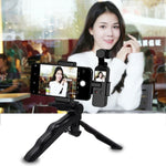 Support de fixation pour smartphone PULUZ, fixation 1/4 pouce, support de montage + trépied pliable pour DJI OSMO Pocket / Pocket 2, pince + trépied