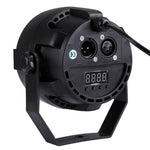 avec affichage LED, modes Maître / Esclave / DMX512 / Fonctionnement automatique, prise US, prise US