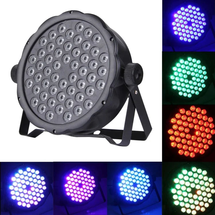 avec affichage LED, modes Maître / Esclave / DMX512 / Fonctionnement automatique / Contrôle sonore, prise US/EU
