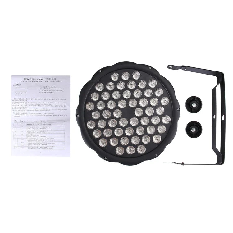 avec affichage LED, modes Maître / Esclave / DMX512 / Fonctionnement automatique / Contrôle sonore, prise US/EU