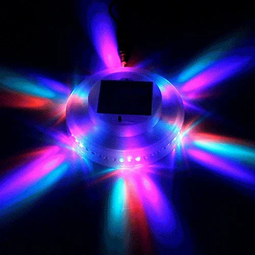 Projecteur de scène LED tournesol 8W, mode contrôle sonore / fonctionnement automatique