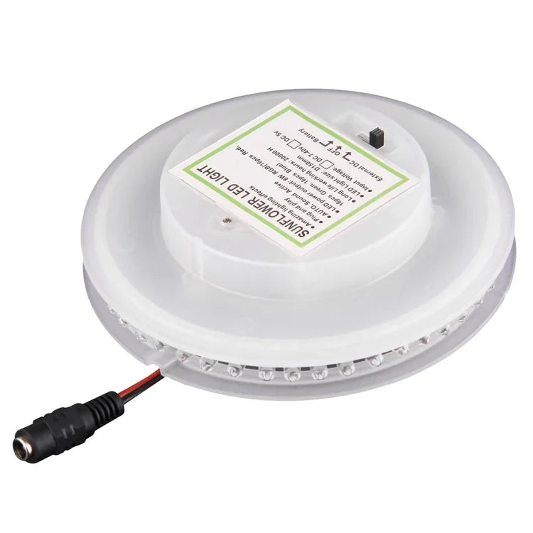 Projecteur de scène LED tournesol 8W, mode contrôle sonore / fonctionnement automatique