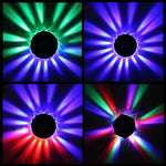 Projecteur de scène LED tournesol 8W, mode contrôle sonore / fonctionnement automatique