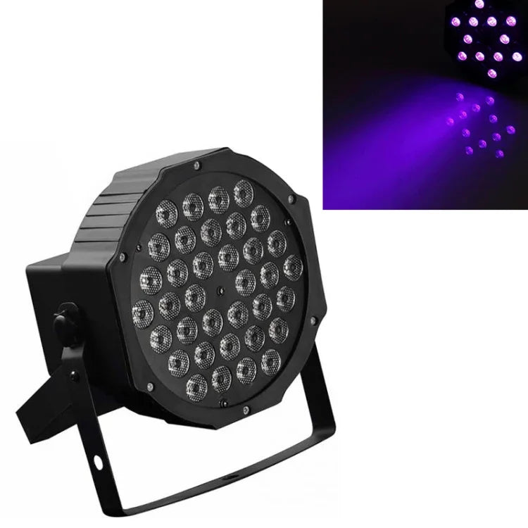 Projecteur PAR LED UV violet 36W 36 LEDs, AC 100-240V, lumière violette