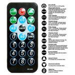 Projecteur PAR LED DMX512 RGB 36W 36 LEDs avec télécommande, stroboscope + contrôle sonore + autopropulsé, AC 100-240V, RGB avec télécommande