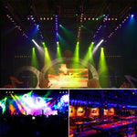 Projecteur PAR LED DMX512 RGB 36W 36 LEDs avec télécommande, stroboscope + contrôle sonore + autopropulsé, AC 100-240V, RGB avec télécommande