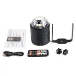 Lampe de scène boule magique en cristal USB Bluetooth avec télécommande