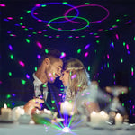 Lampe de scène boule magique en cristal USB Bluetooth avec télécommande