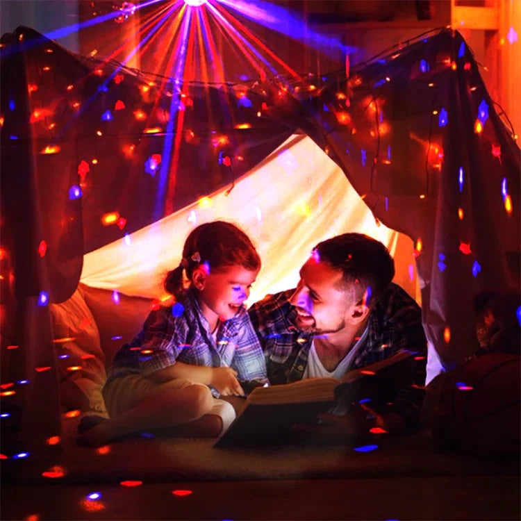 Lampe de scène boule magique en cristal USB Bluetooth avec télécommande