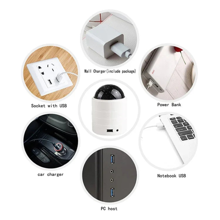 Lampe de scène ciel étoilé USB Bluetooth avec télécommande