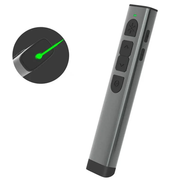 Télécommande de présentation sans fil 2,4 GHz Doosl Dsit038 pour PowerPoint avec pointeur laser vert, distance de contrôle : 100 m, laser vert