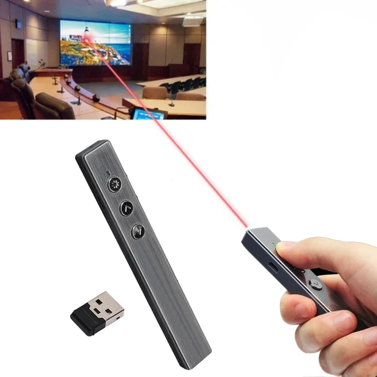 Télécommande de présentation sans fil PR-20, pointeur laser, stylo de présentation avec fonction de souris gyroscopique, pointeur laser, stylo de présentation