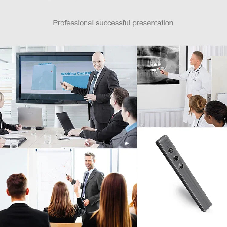 Télécommande de présentation sans fil PR-20, pointeur laser, stylo de présentation avec fonction de souris gyroscopique, pointeur laser, stylo de présentation