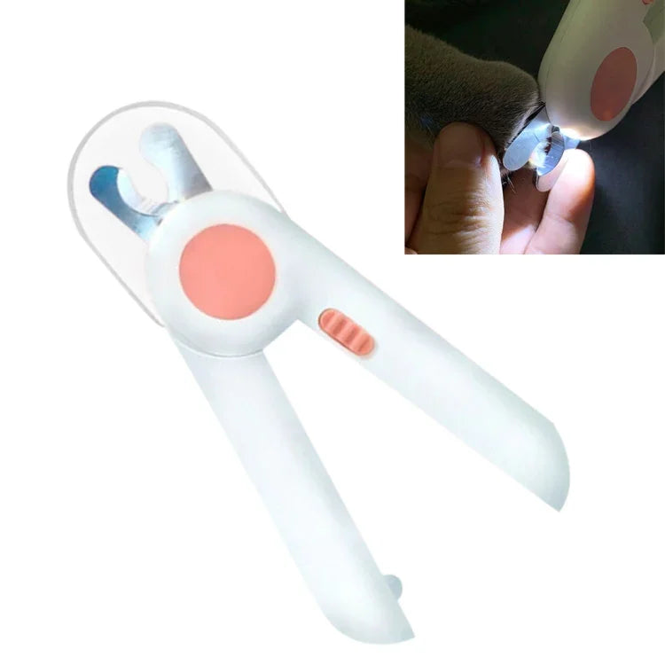 Coupe-griffes LED pour chats et chiens, rose, bleu
