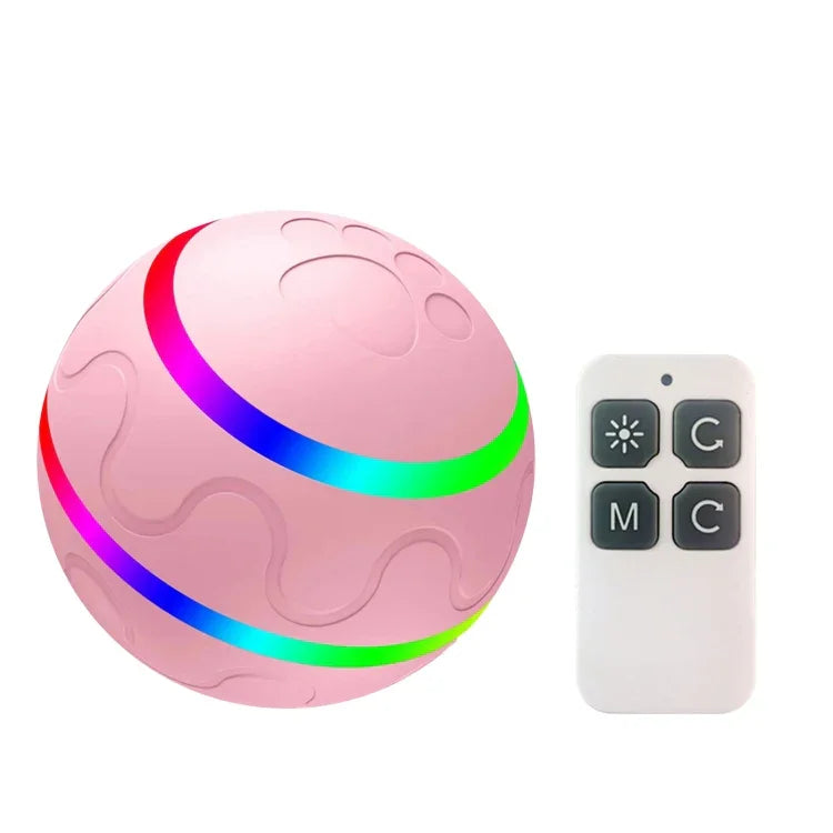 Jouet pour animaux de compagnie intelligent O1, balle lumineuse d'entraînement pour chien, télécommande