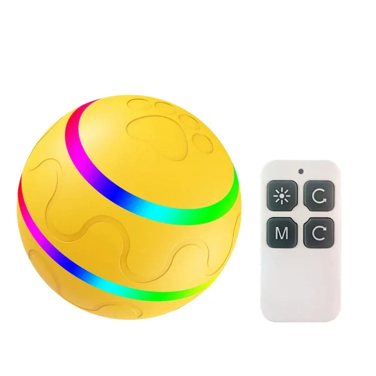 Jouet pour animaux de compagnie intelligent O1, balle lumineuse d'entraînement pour chien, télécommande
