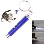Stylo laser LED rouge à pointe fantaisie chat amusant