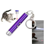 Stylo laser LED rouge à pointe fantaisie chat amusant