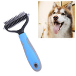 Peigne pour animaux de compagnie, fournitures de nettoyage pour chiens en acier inoxydable, taille : 18x7cm