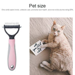 Peigne pour animaux de compagnie, fournitures de nettoyage pour chiens en acier inoxydable, taille : 18x7cm