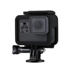 Adaptateur de fixation pour trépied PULUZ pour caméras d'action sportives PULUZ, fixation à pince flexible Jaws pour GoPro, Insta360, DJI et autres caméras d'action, fixation pour trépied (matériau PVC)